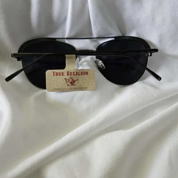 NWT True Religion Black Sunglasses